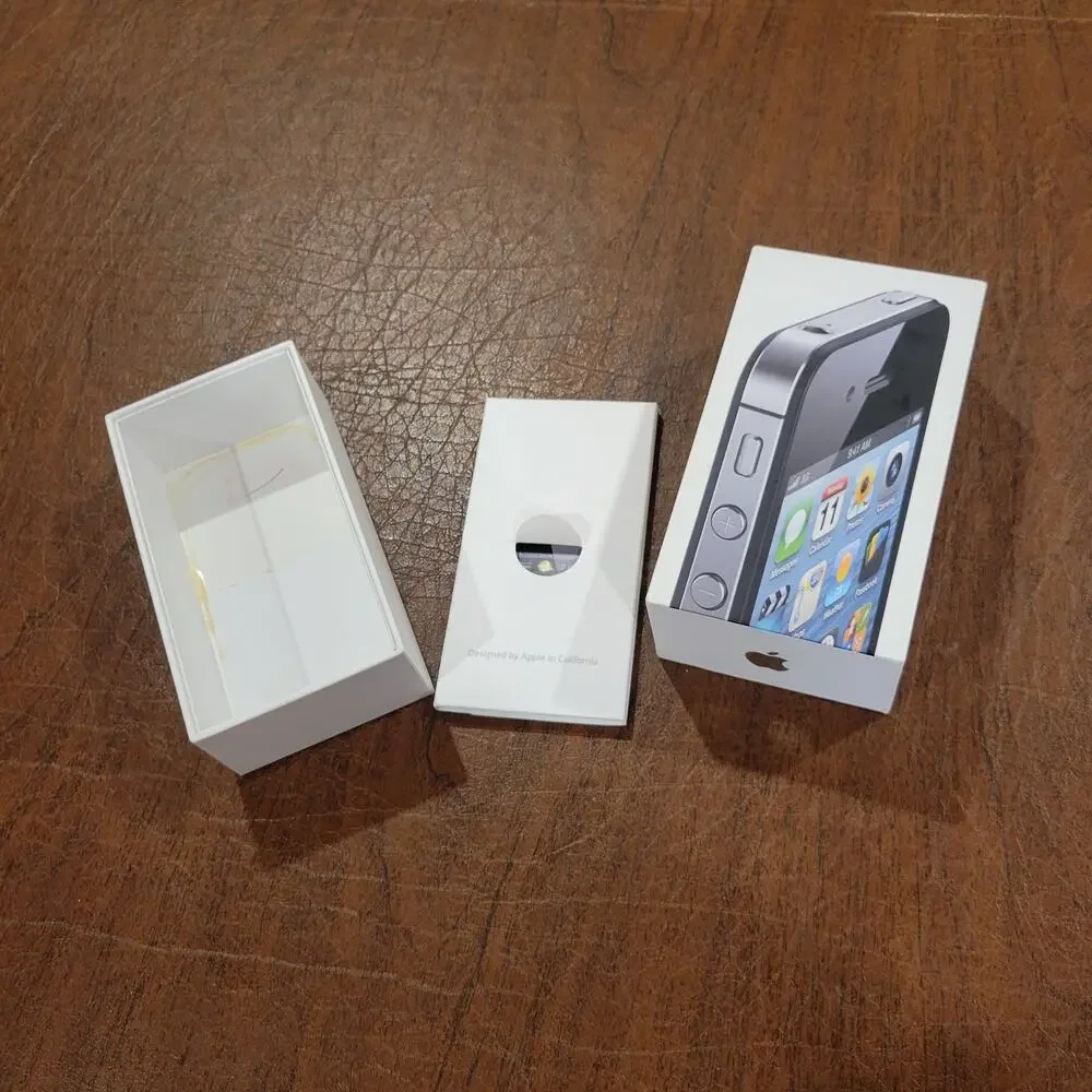 Box only Apple iPhone 4s Black 16GB A1387 Empty box only